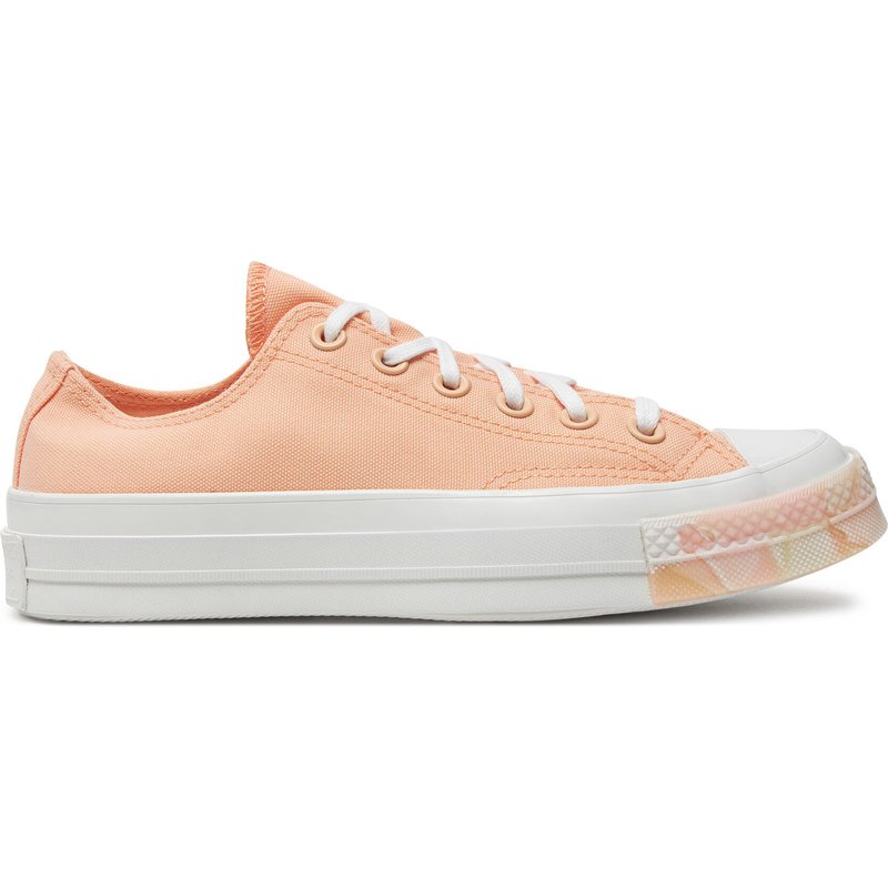 Sneakers aus Stoff Converse Chuck 70 Marbled A03531C Orange