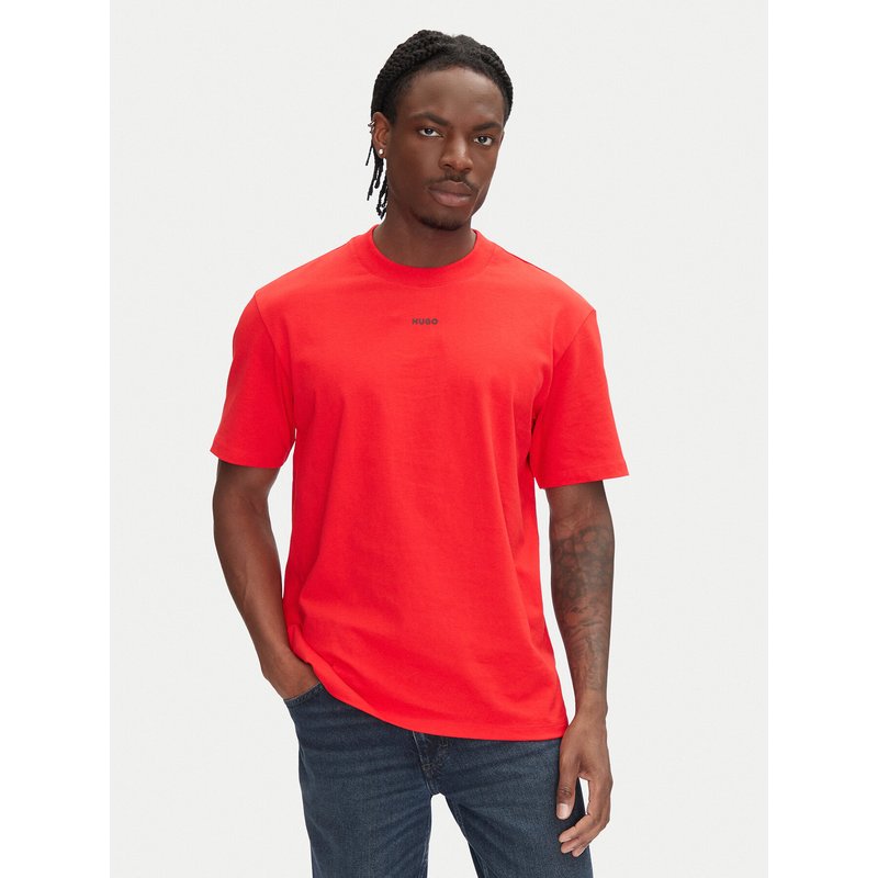 HUGO T-Shirt Dapolino 50488330 Rot Relaxed Fit
