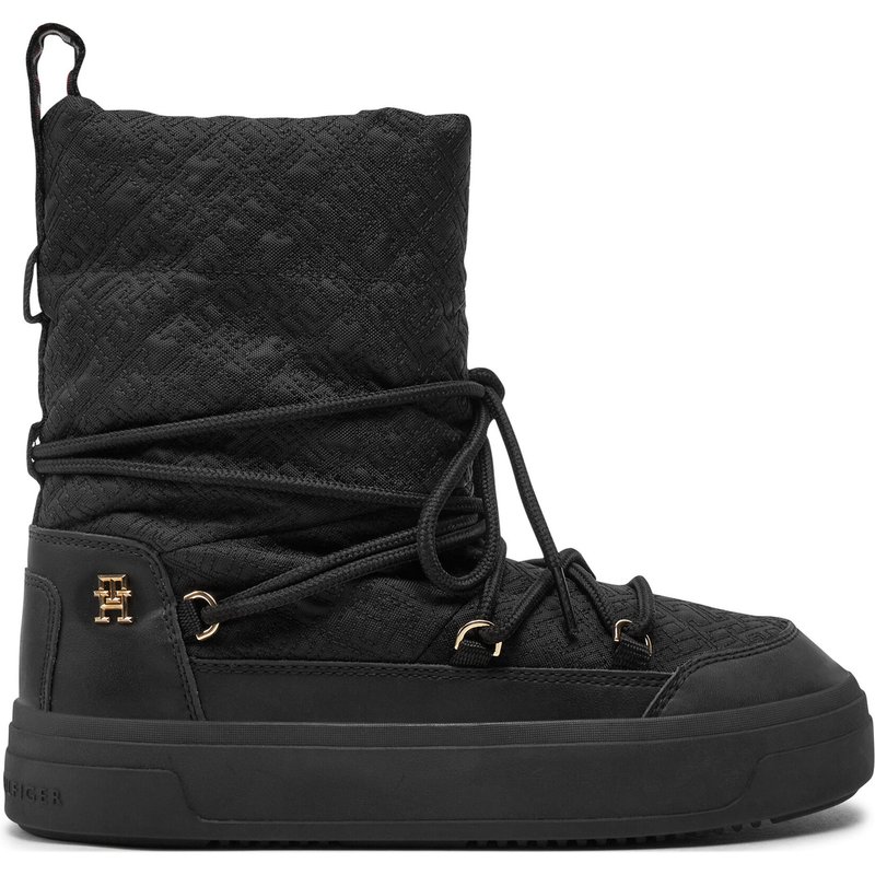 Schneeschuhe Tommy Hilfiger FW0FW08430 Schwarz