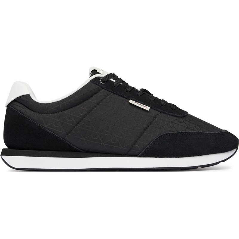 Sneakers Calvin Klein Retro Runner Ripstop Aop Ny HM0HM02140 Schwarz