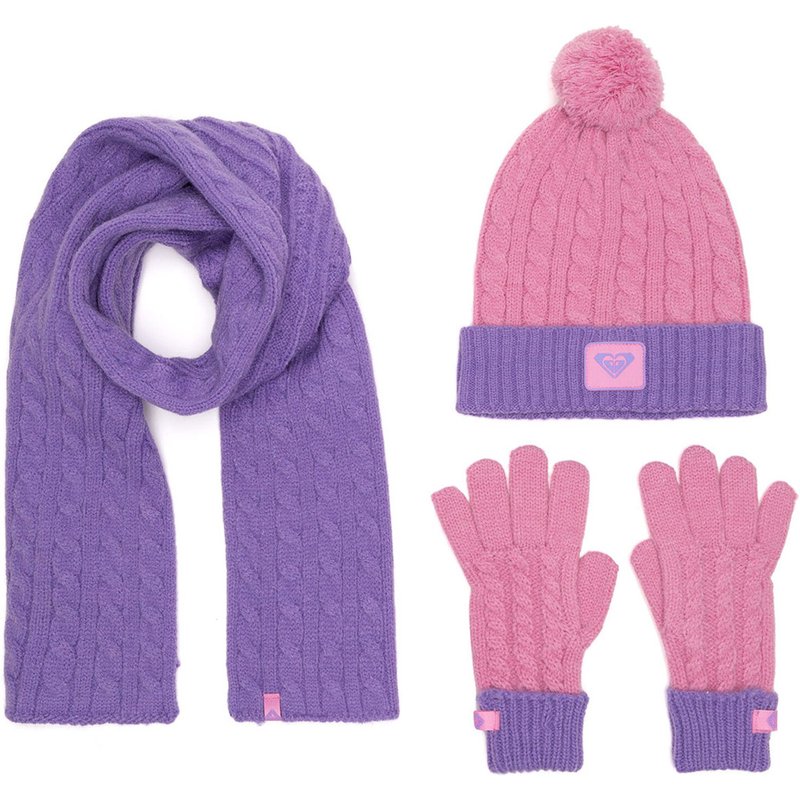 Set Mütze, Schal und Handschuhe Roxy RX-KF-001-AW24 Violett
