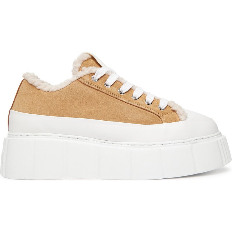 Sneakers aus Stoff Inuikii Matilda Curly 1001.001.0381 Beige
