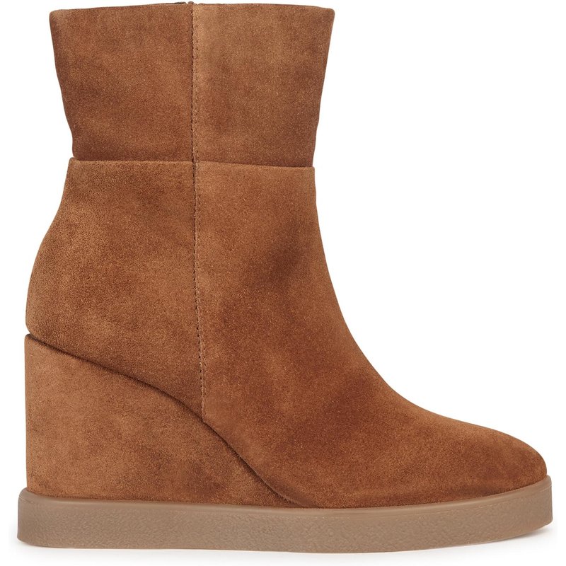 Stiefeletten Geox D Elidea Wedge D36VQB 00022 CD500 Braun