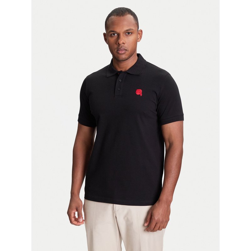 KARL LAGERFELD Poloshirt 745022 553231 Schwarz Regular Fit