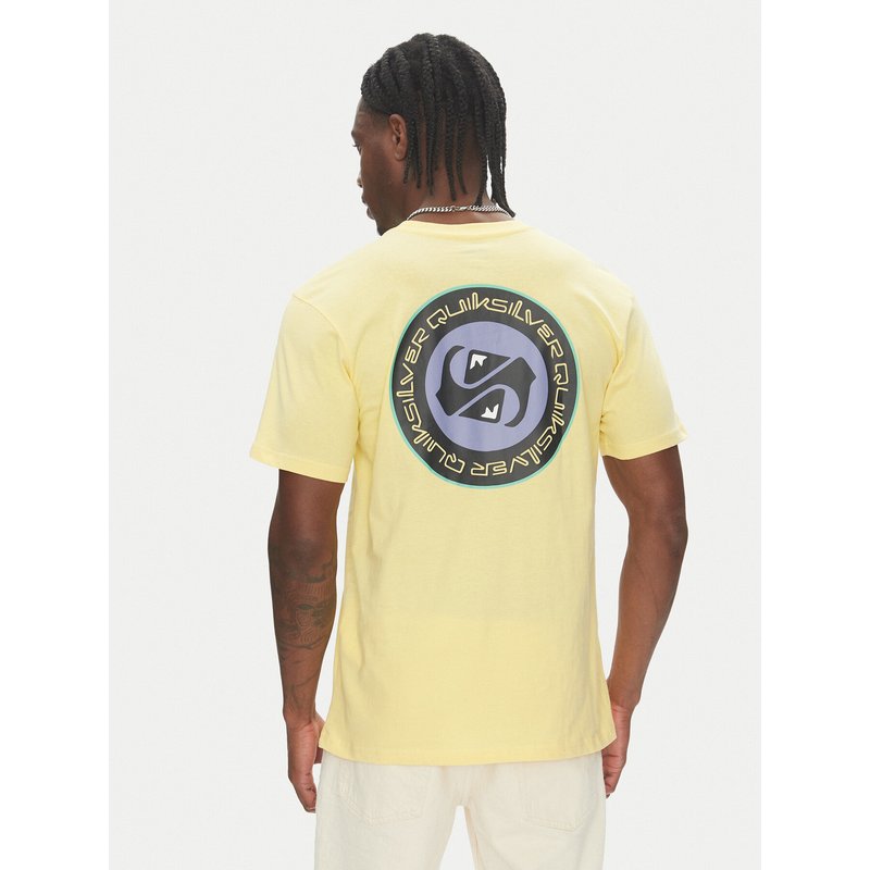 Quiksilver T-Shirt Circle Back Ss EQYZT08054 Gelb