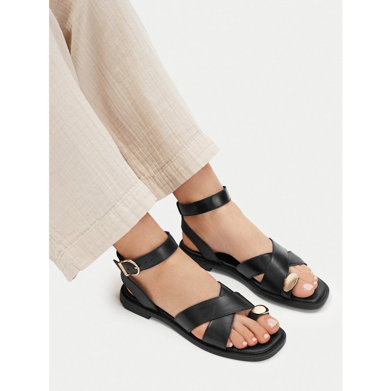 Sandalen Beverly Hills Polo Club EO-WI16-ALYSHA-04 Schwarz