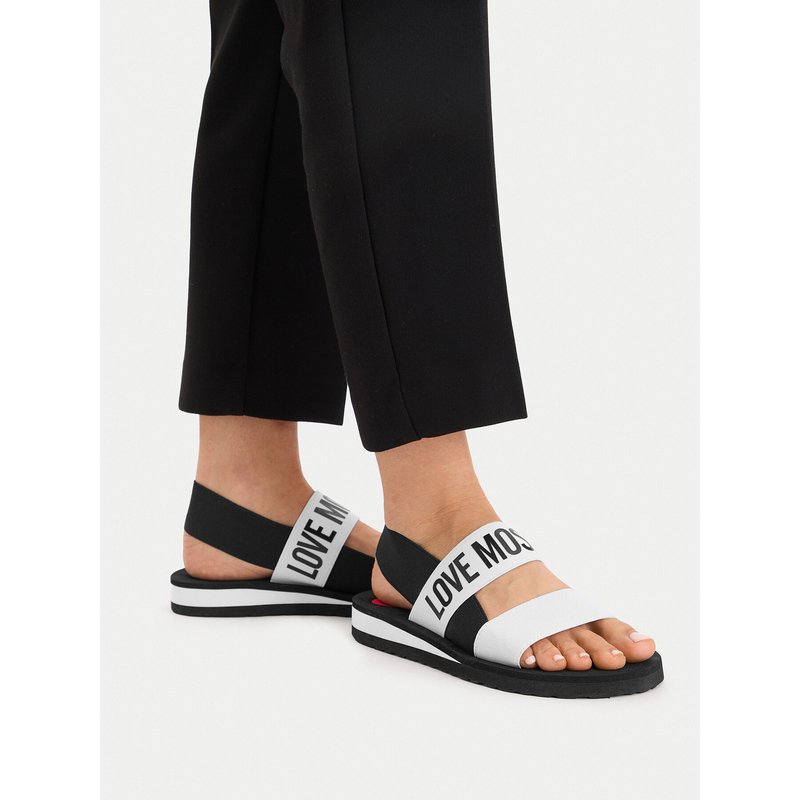 Sandalen LOVE MOSCHINO JA16033G0MJN410A Weiß