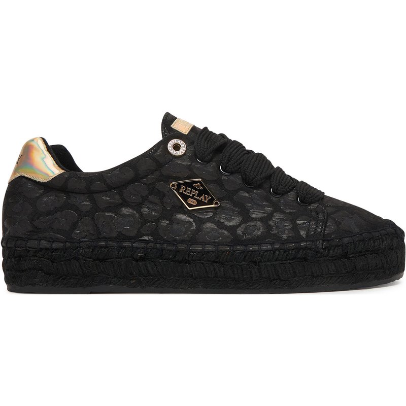 Espadrilles REPLAY GWF22 .000.C0098T Schwarz