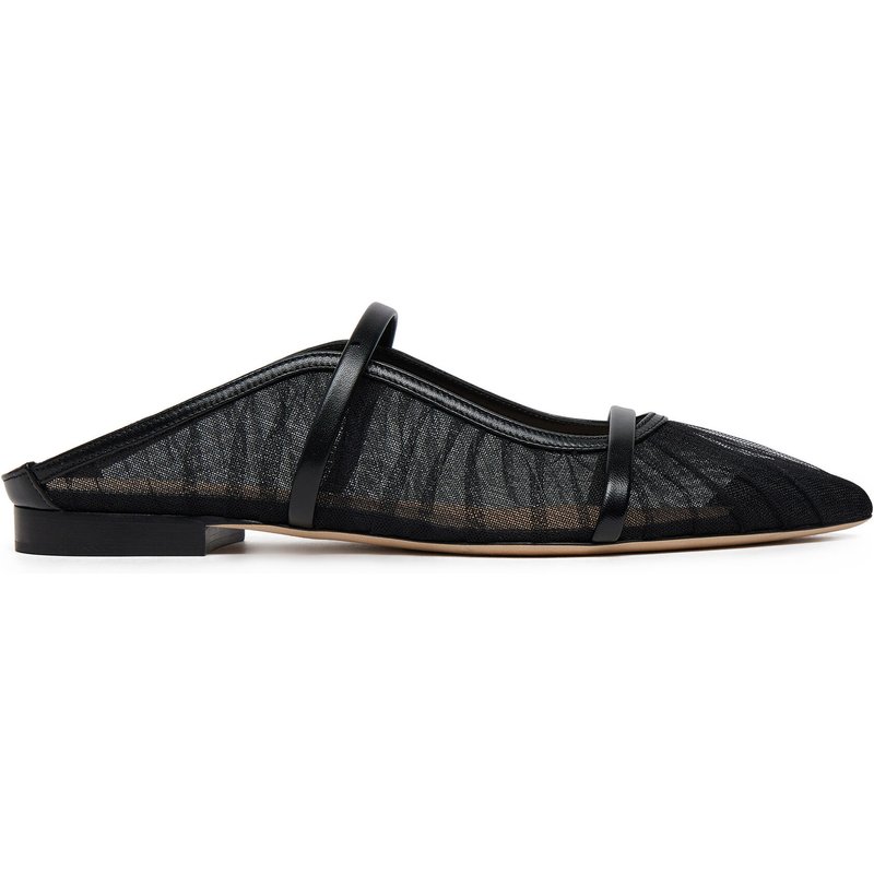 Pantoletten MALONE SOULIERS Maureen Flat 336 Schwarz