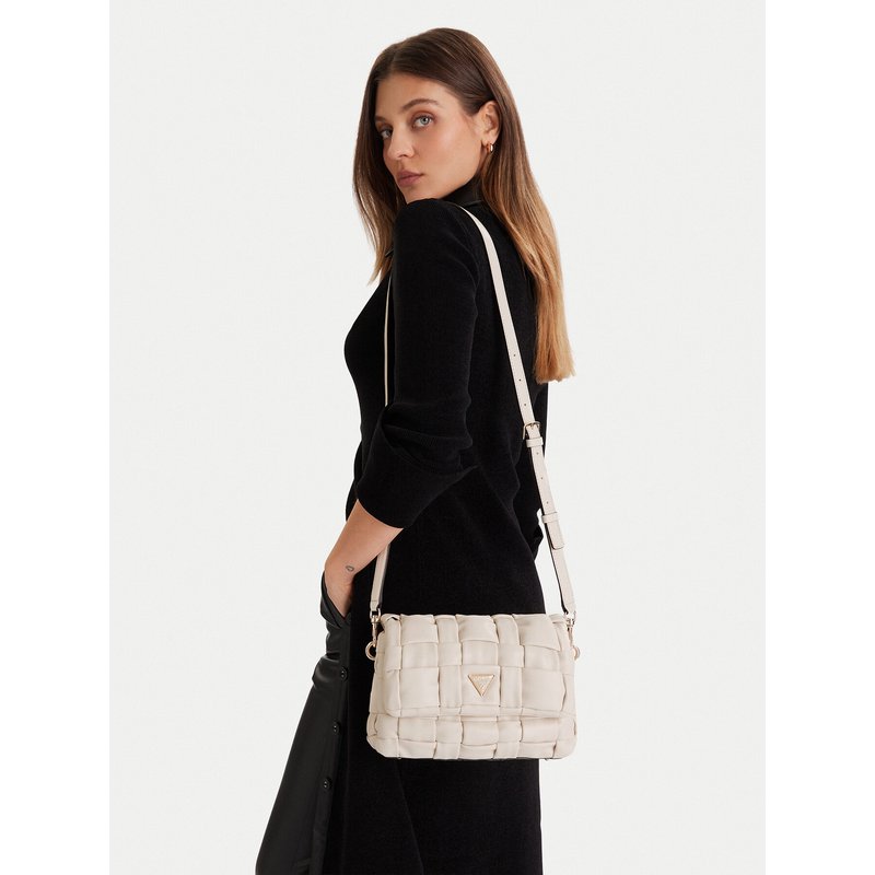Handtasche Guess Marion HWWG80 72190 Écru