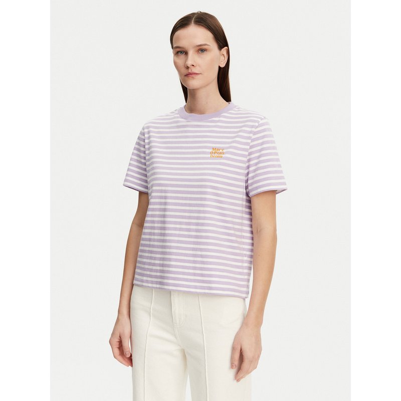 Marc O'Polo Denim T-Shirt 500 0005 953 Violett Relaxed Fit