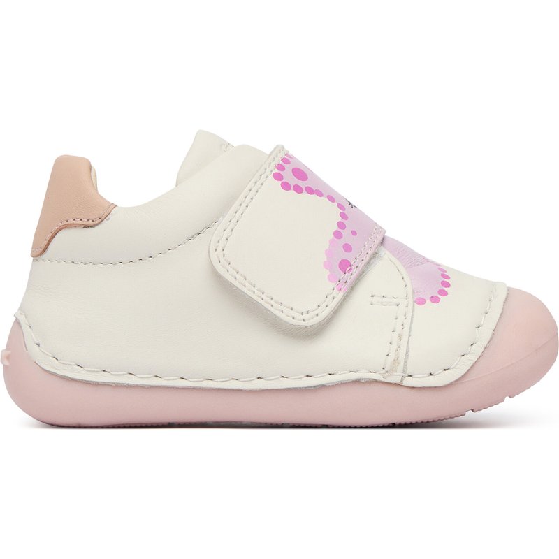 Halbschuhe Geox B Tutim Girl B3540B 00085 C1Z8Z Weiß