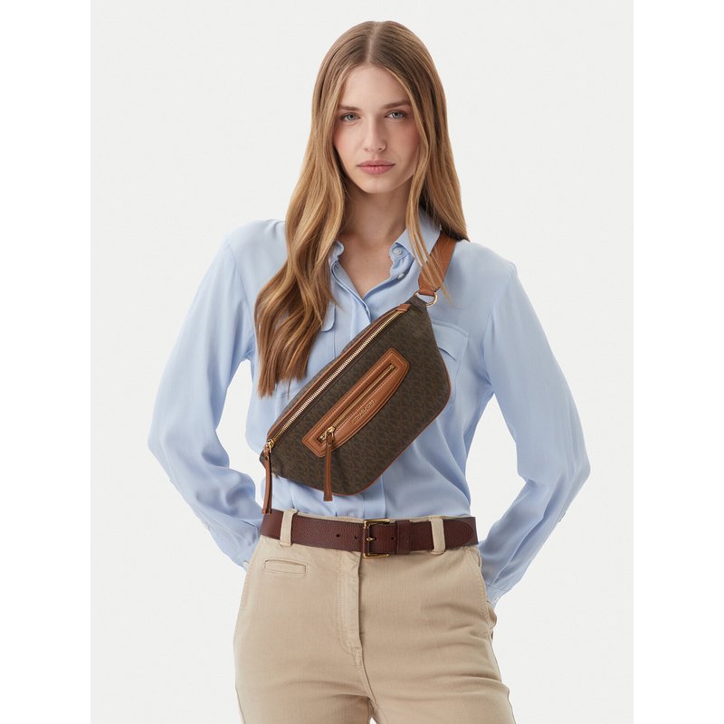 Handtasche MICHAEL Michael Kors Jet Set 30S6GTVM8B Braun