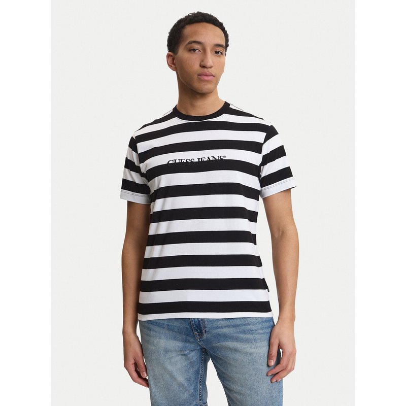 Guess Jeans T-Shirt M4YI84 K9XF1 Schwarz Regular Fit