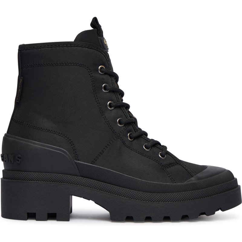 Schnürstiefeletten Pepe Jeans Hale City W PLS500007 Schwarz