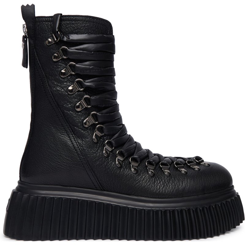 Schnürschuhe AGL Dromo D751501PG Schwarz