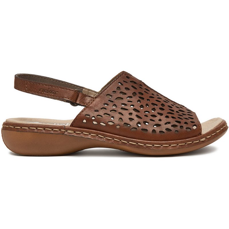 Sandalen Rieker 65985-25 Beige