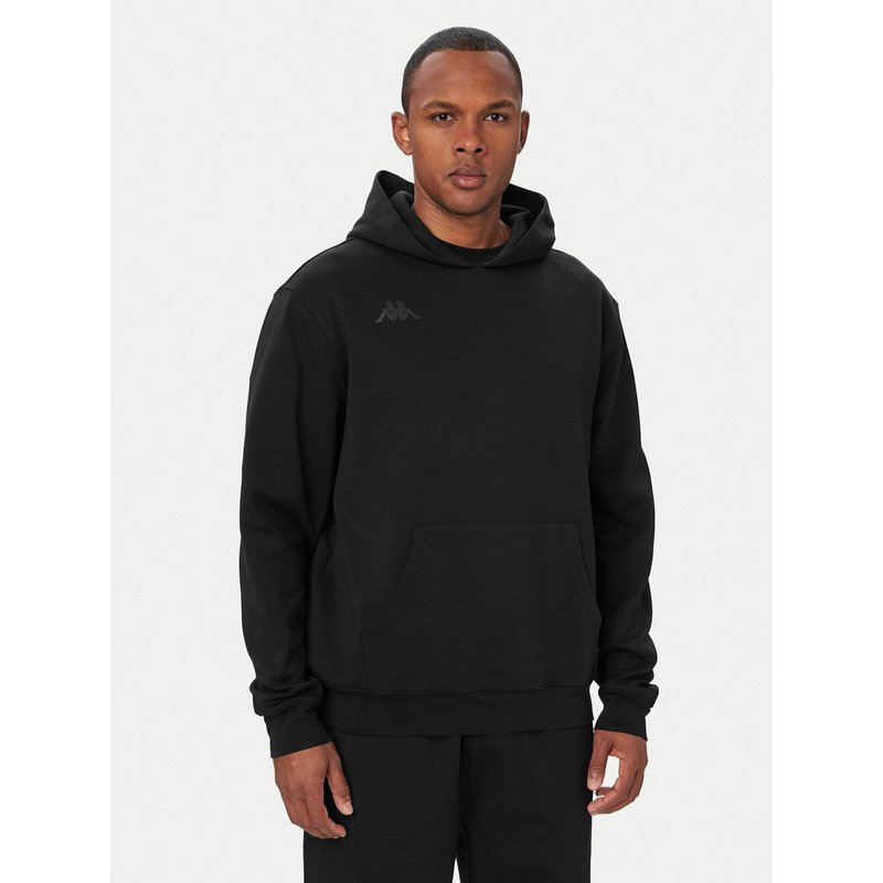 Kappa Sweatshirt 372665W Schwarz Oversize