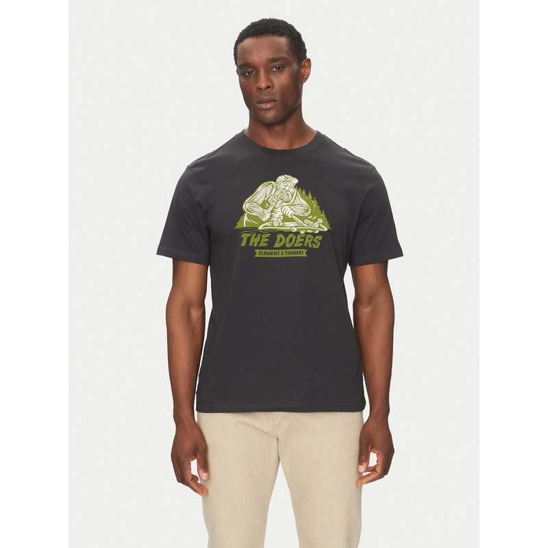 Element T-Shirt ELYZT00521 Schwarz Regular Fit