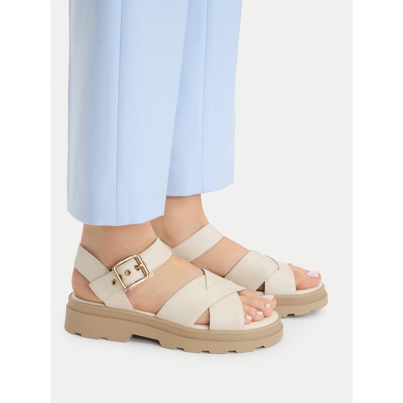 Sandalen Clarks Orinoco3 Cross 26186092 Écru
