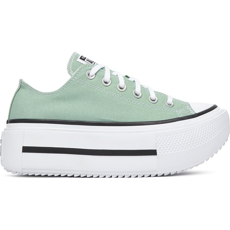 Sneakers aus Stoff Converse Ctas Lift Double Stack A18862C Grün
