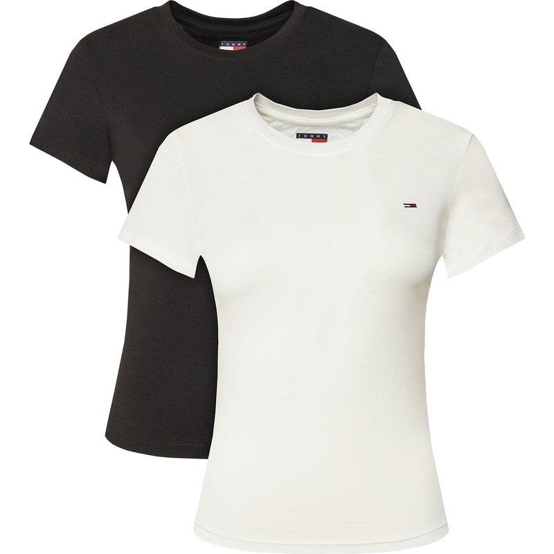 Tommy Jeans T-Shirt-Set DW0DW21366 Bunt Slim Fit