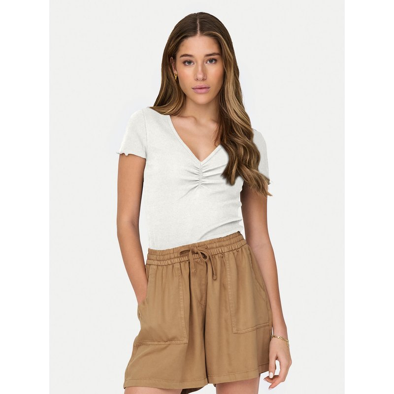 ONLY T-Shirt Betty 15311919 Weiß Regular Fit