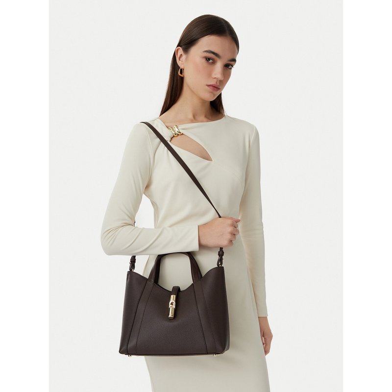 Handtasche Furla Goccia S WB01789 BX3353 CN 2460S Dunkelbraun