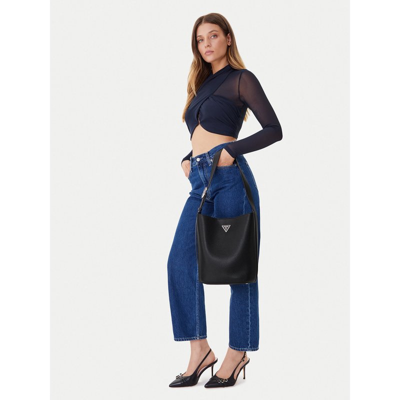 Handtasche Guess HWBG69 74040 Schwarz