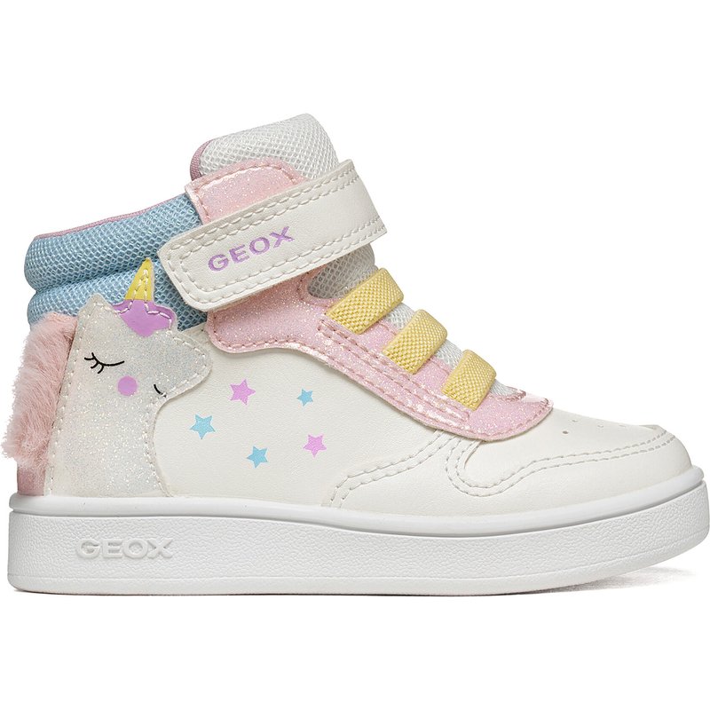 Sneakers Geox B Eclyper Girl B665MB 0BCQ6 C0406 S Weiß