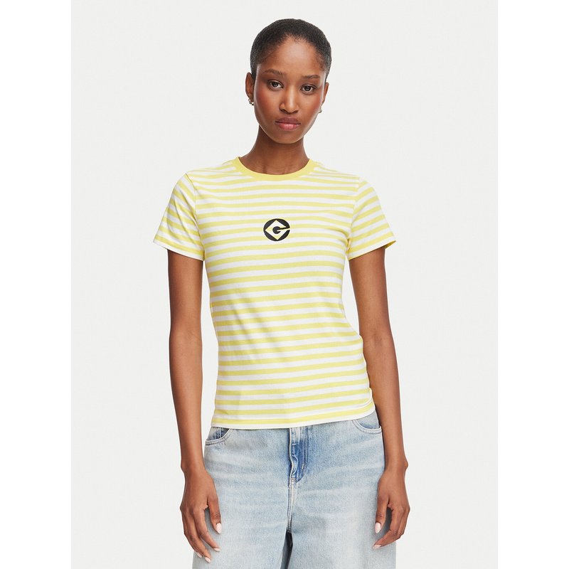 Guess Jeans T-Shirt W6YI60 K6413 Gelb Regular Fit