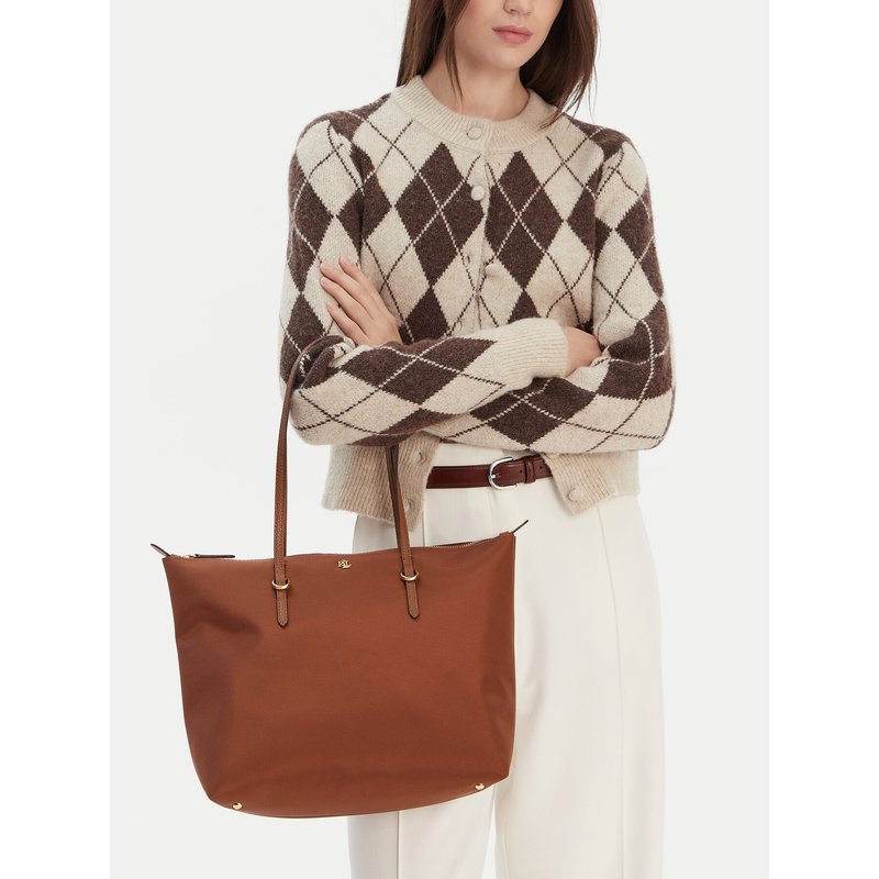 Handtasche LAUREN RALPH LAUREN Keaton 431916737042 Braun
