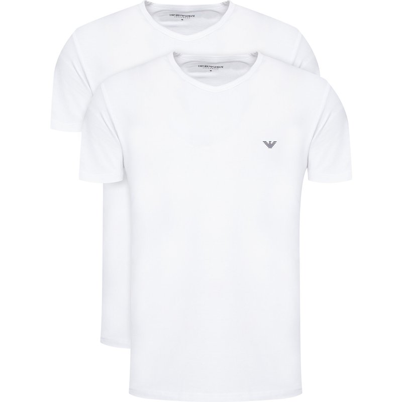 Emporio Armani Underwear T-Shirt-Set EM000392 AF14132 M0082 Weiß Regular Fit