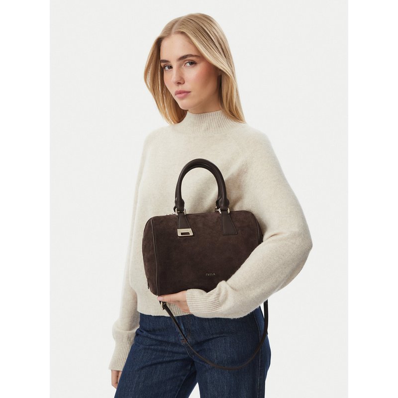 Handtasche Furla Olivia M Boston Bag WB02148 BX4018 3244S Dunkelbraun