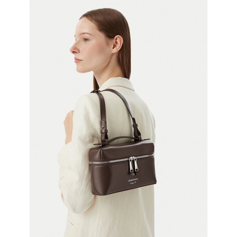 Handtasche Emporio Armani EW004564 AF32959 Dunkelbraun