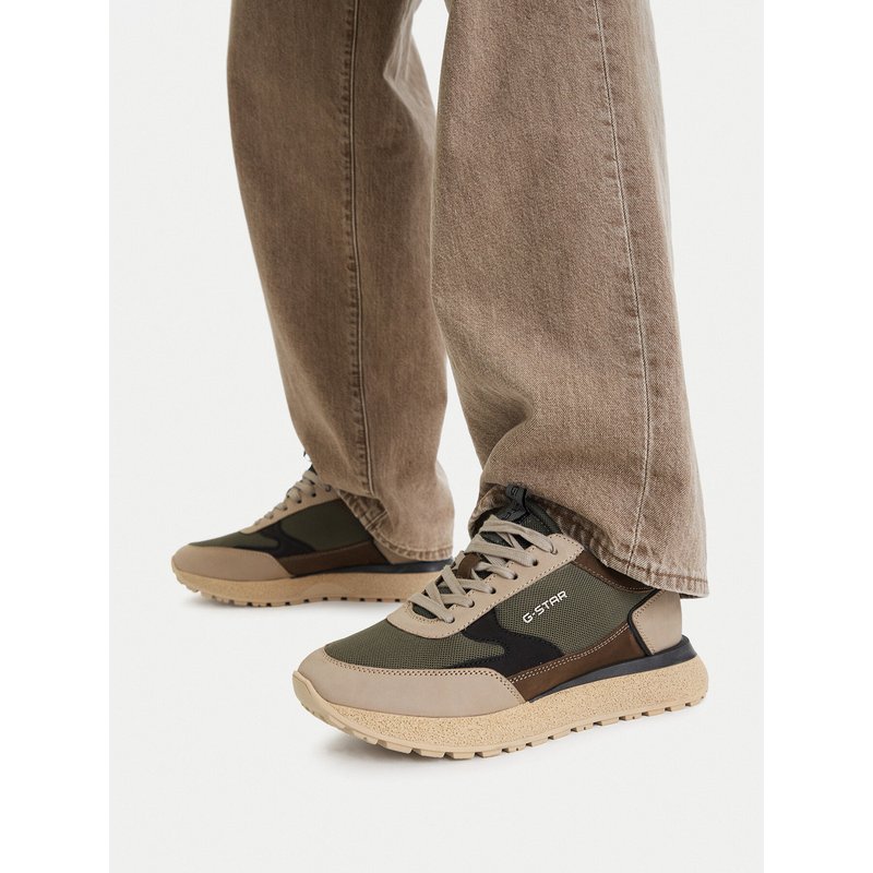 Sneakers G-Star Raw EO-DAIIONA-01 MI08 Khakifarben
