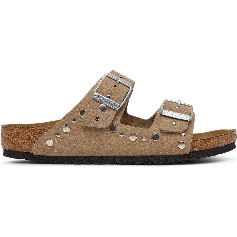 Pantoletten Birkenstock Arizona Rivet 1031708 S Beige