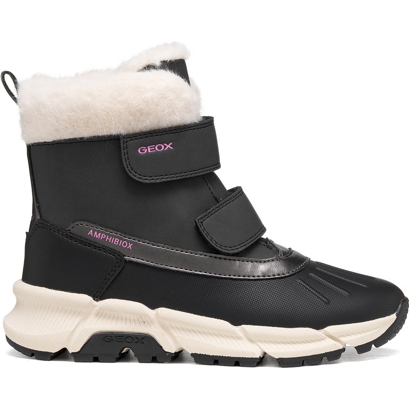 Schneeschuhe Geox J Flexyper Plus Girl B Abx J66NGA 0MECE C9999 S Schwarz