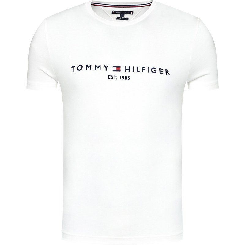 Tommy Hilfiger T-Shirt Core Logo Tee MW0MW11465 Weiß Regular Fit