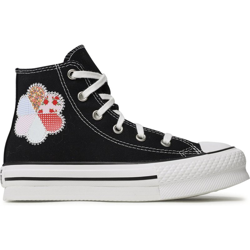 Sneakers aus Stoff Converse Chuck Taylor All Star Eva Lift Hi A05166C Schwarz