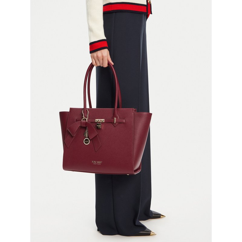 Handtasche Nine West CEO-Chelsea-Charm-III-LX10186 Dunkelrot