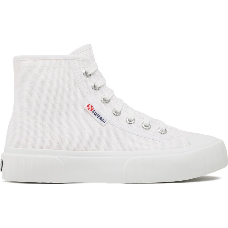 Sneakers aus Stoff Superga 2696 Stripe S112I9W Weiß