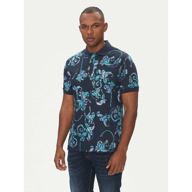 Versace Jeans Couture Poloshirt 78GAG6S0 Dunkelblau Regular Fit
