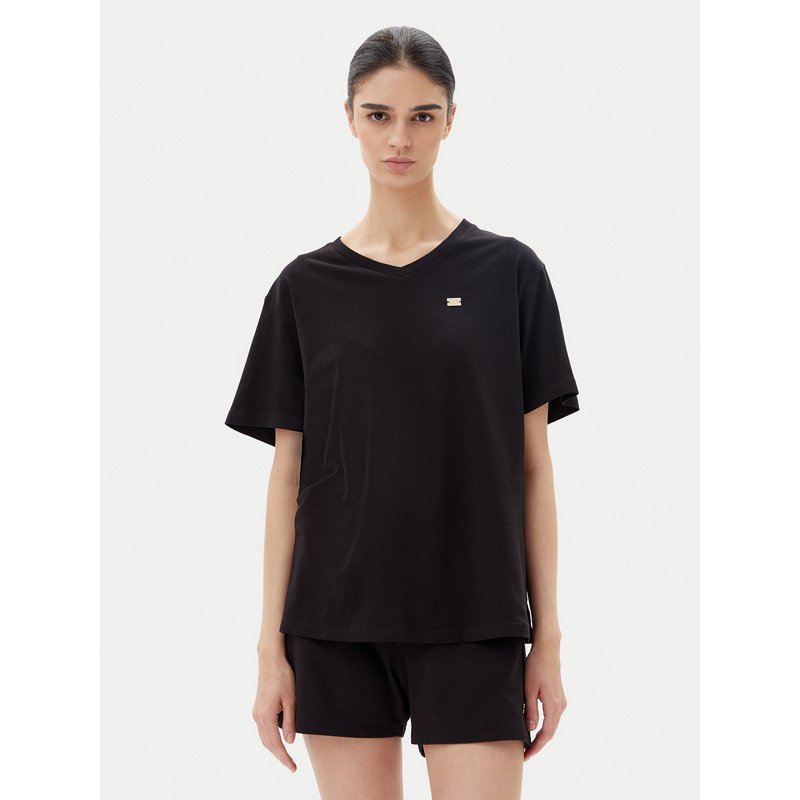EA7 Emporio Armani T-Shirt 7W000029 AF10373 UC001 Schwarz Loose Fit