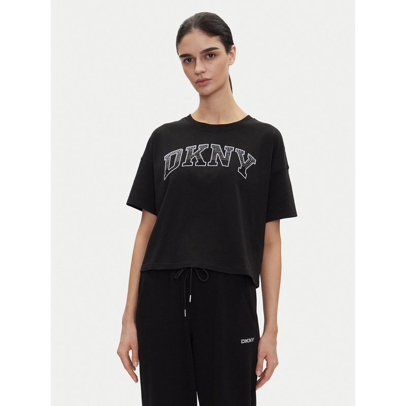 DKNY Sport T-Shirt DP5T1223 Schwarz Regular Fit
