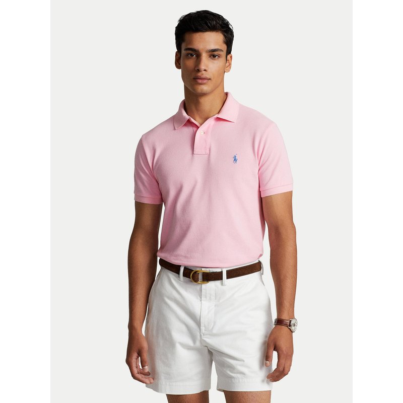 Polo Ralph Lauren Poloshirt Core Replen 710782592 Rosa Custom Slim Fit