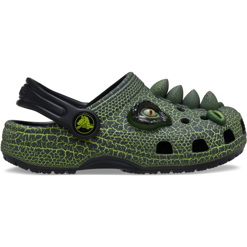 Pantoletten Crocs Classic IAM Scary Dino Clog T 211372 Schwarz