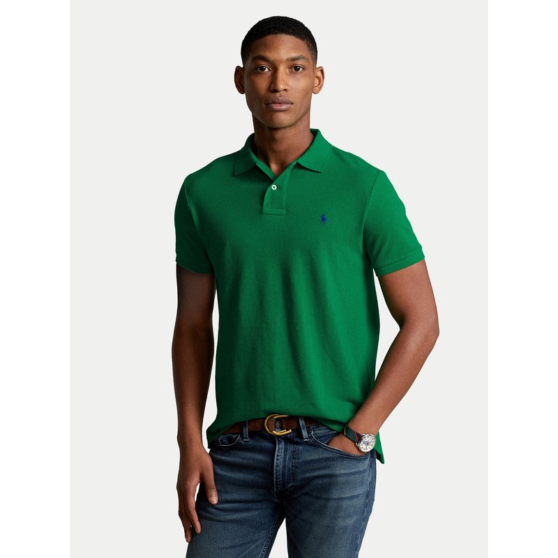 Polo Ralph Lauren Poloshirt 710795080019 Grün Slim Fit