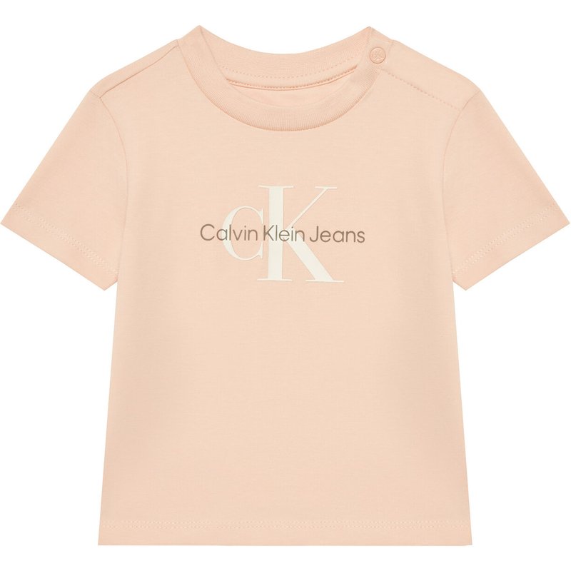 Calvin Klein Jeans T-Shirt Monogram IN0IN00001 Rosa Regular Fit