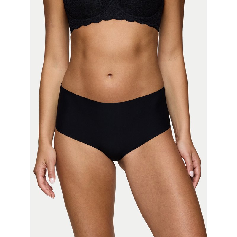 Triumph Klassischer Damenslip mit hoher Taille Pretty 10222227 Schwarz